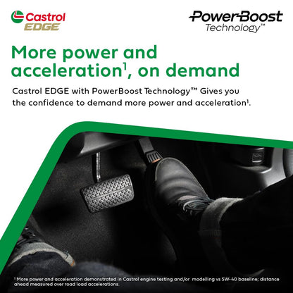 Castrol EDGE Hybrid 0W-16 Full Synthetic Engine Oil | Power Boost Technology | For Petrol, CNG & Hybrid Cars | 3.5L