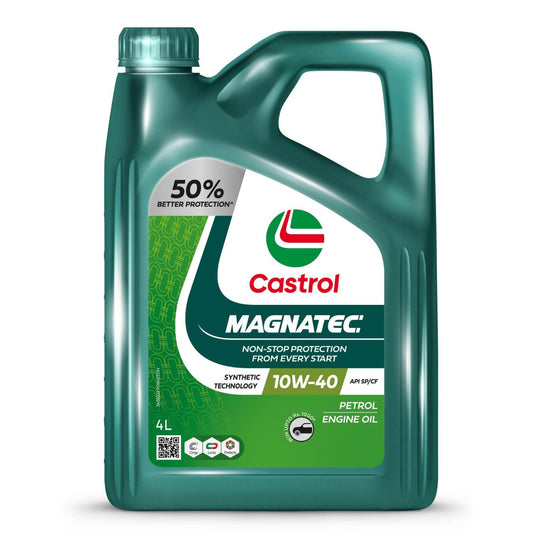 Castrol MAGNATEC 10W-40 API SP/CF Semi-Synthetic Engine Oil for Petrol & Diesel Cars