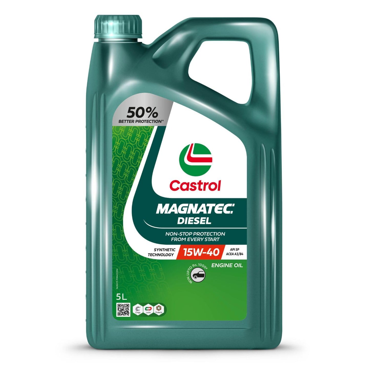 Castrol MAGNATEC Diesel 15W-40 Synthetic Engine Oil – Advanced Protection for Diesel Cars