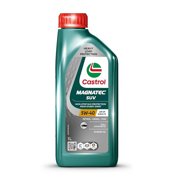 Castrol MAGNATEC SUV 5W-40 API S40 ACEA C3 Full Synthetic Engine Oil for Petrol, CNG and Diesel SUV