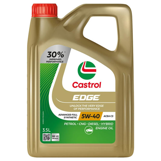 Castrol EDGE 5W-40 Advanced Full Synthetic Engine Oil | Power Boost Technology | 30% Improved Performance | For Petrol, Diesel, CNG & Hybrid Cars