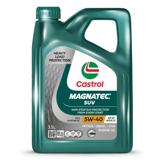 Castrol MAGNATEC SUV 5W-40 API S40 ACEA C3 Full Synthetic Engine Oil for Petrol, CNG and Diesel SUV