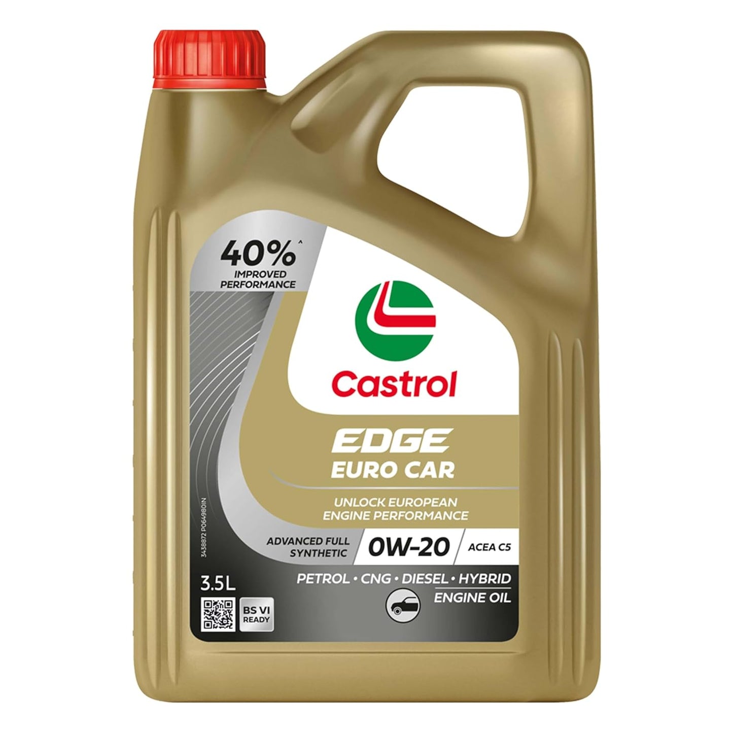 Castrol EDGE Euro Car 0W-20 M Full Synthetic Engine Oil | Power Boost Technology | For Petrol, Diesel, CNG & Hybrid Cars