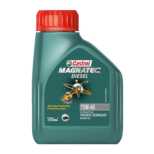 Castrol MAGNATEC Diesel 15W-40 Synthetic Engine Oil – Advanced Protection for Diesel Cars