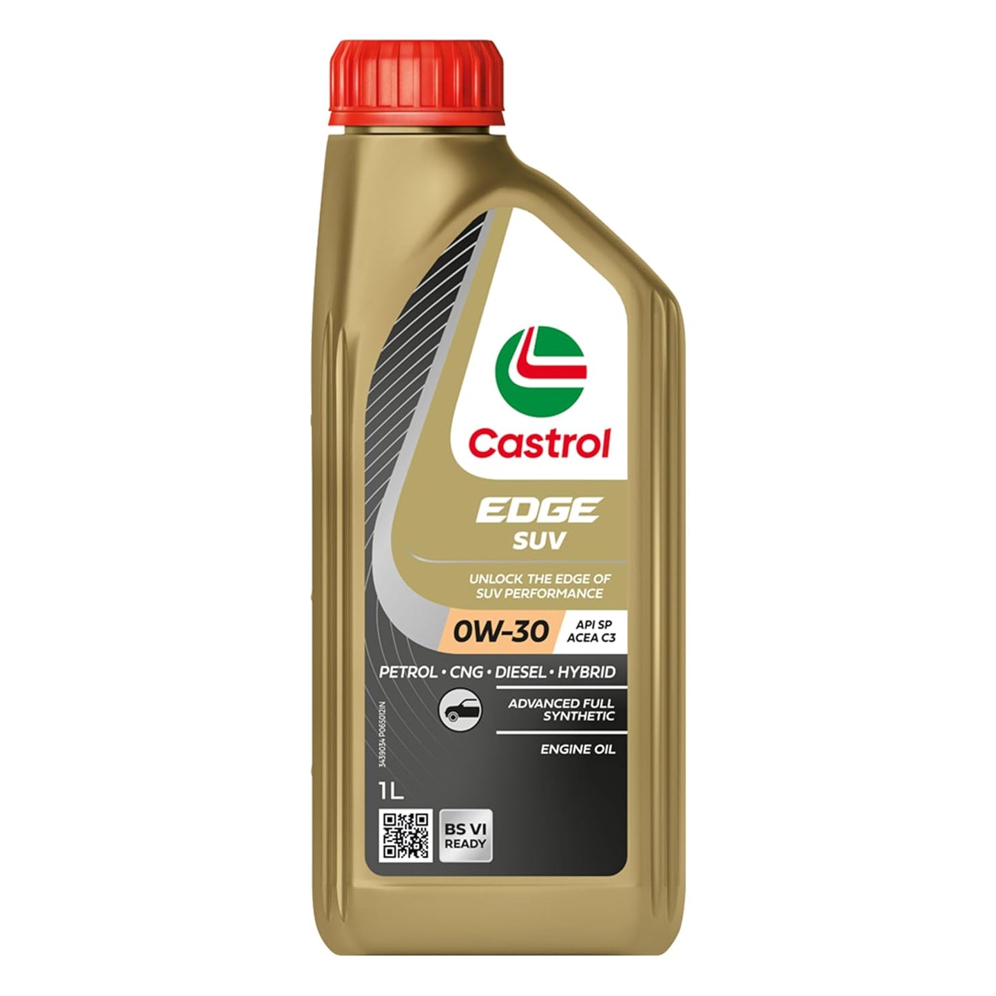 Castrol EDGE SUV 0W-30 Advanced Full Synthetic Engine Oil | Power Boost Technology | G80% Improved Performance| For Petrol, Diesel, CNG & Hybrid Cars