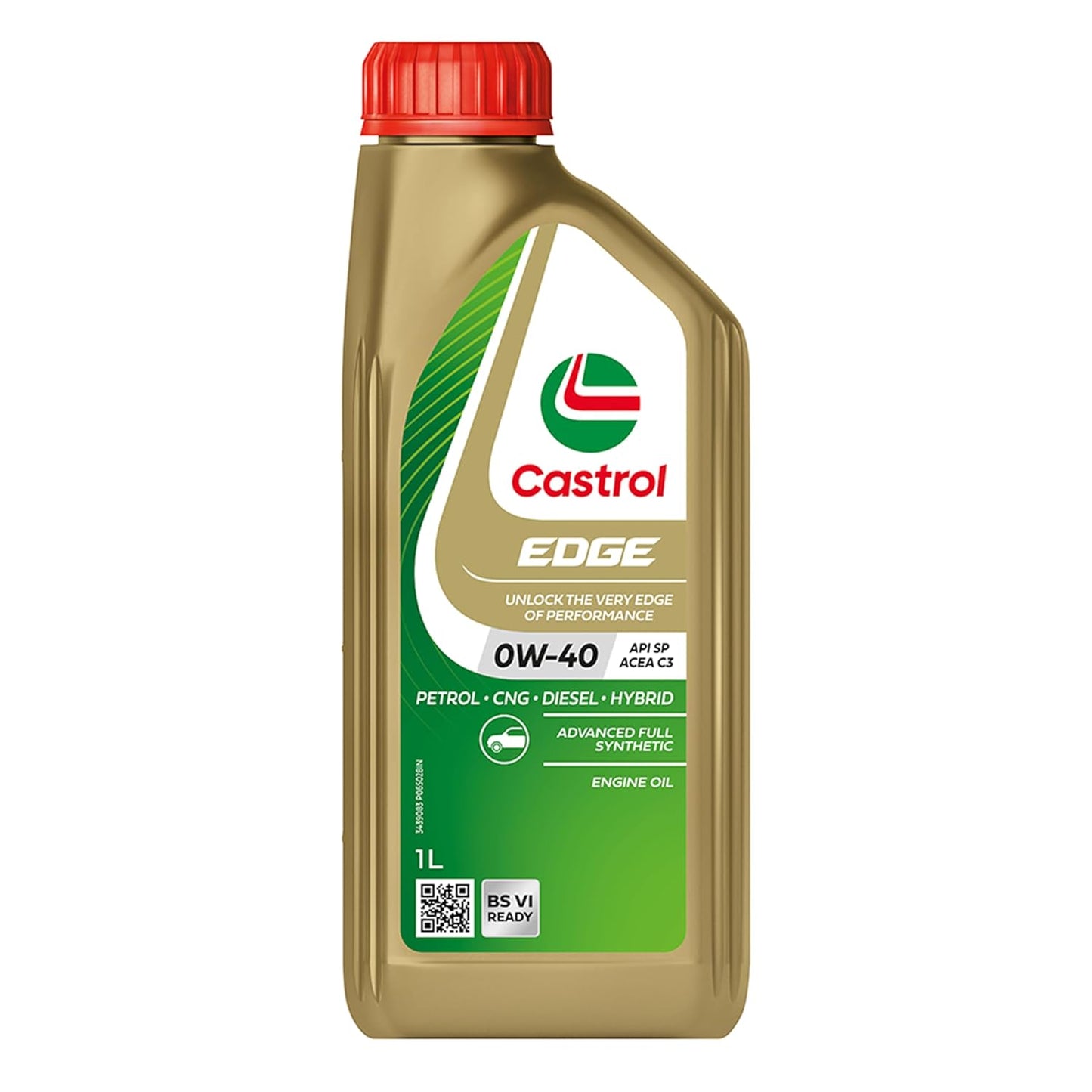 Castrol EDGE 0W-40 Advanced Full Synthetic Engine Oil | Power Boost Technology | 30% Improved Performance | For Petrol, Diesel, CNG & Hybrid Cars