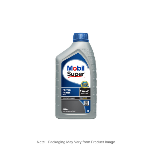 Mobil Super Friction Fighter Diesel 15W-40 API SL Synthetic Engine Oil – Enhanced Wear Protection