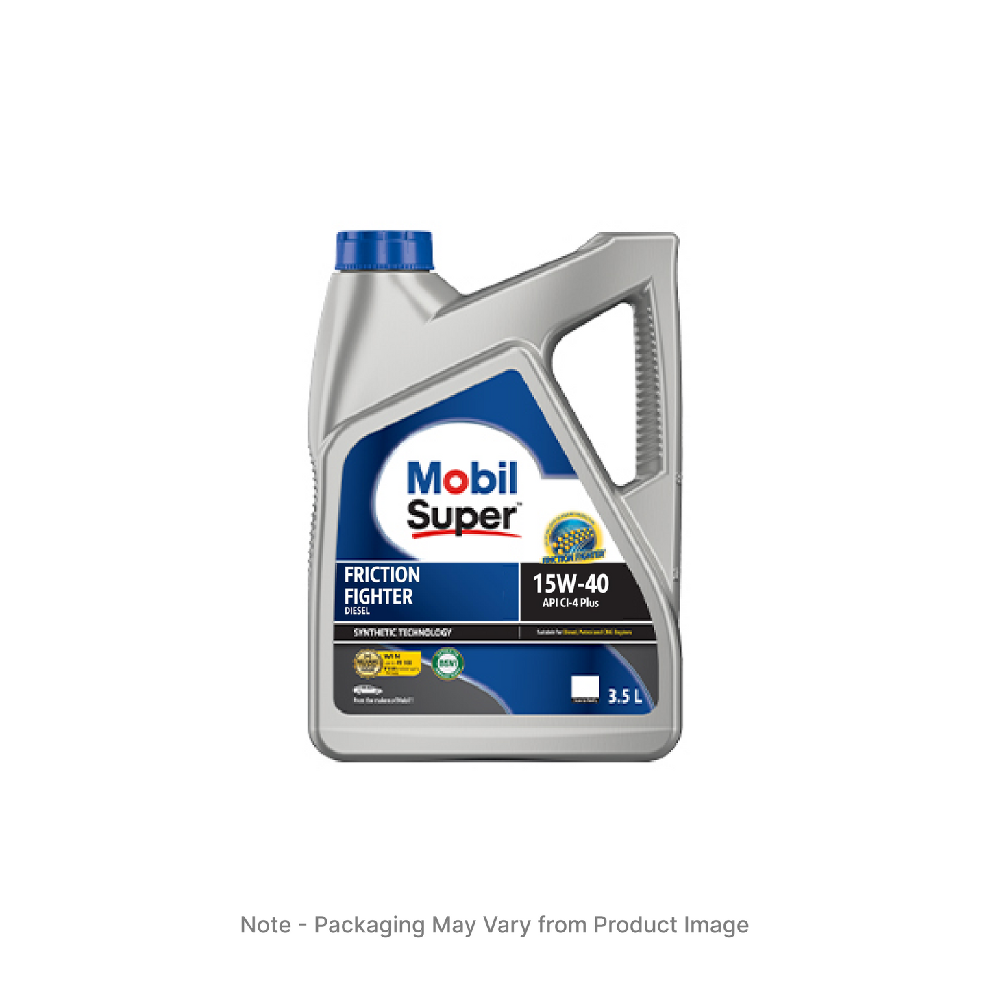 Mobil Super Friction Fighter Diesel 15W-40 API SL Synthetic Engine Oil – Enhanced Wear Protection