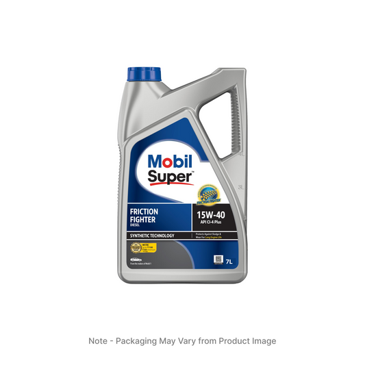 Mobil Super Friction Fighter Diesel 15W-40 API SL Synthetic Engine Oil – Enhanced Wear Protection